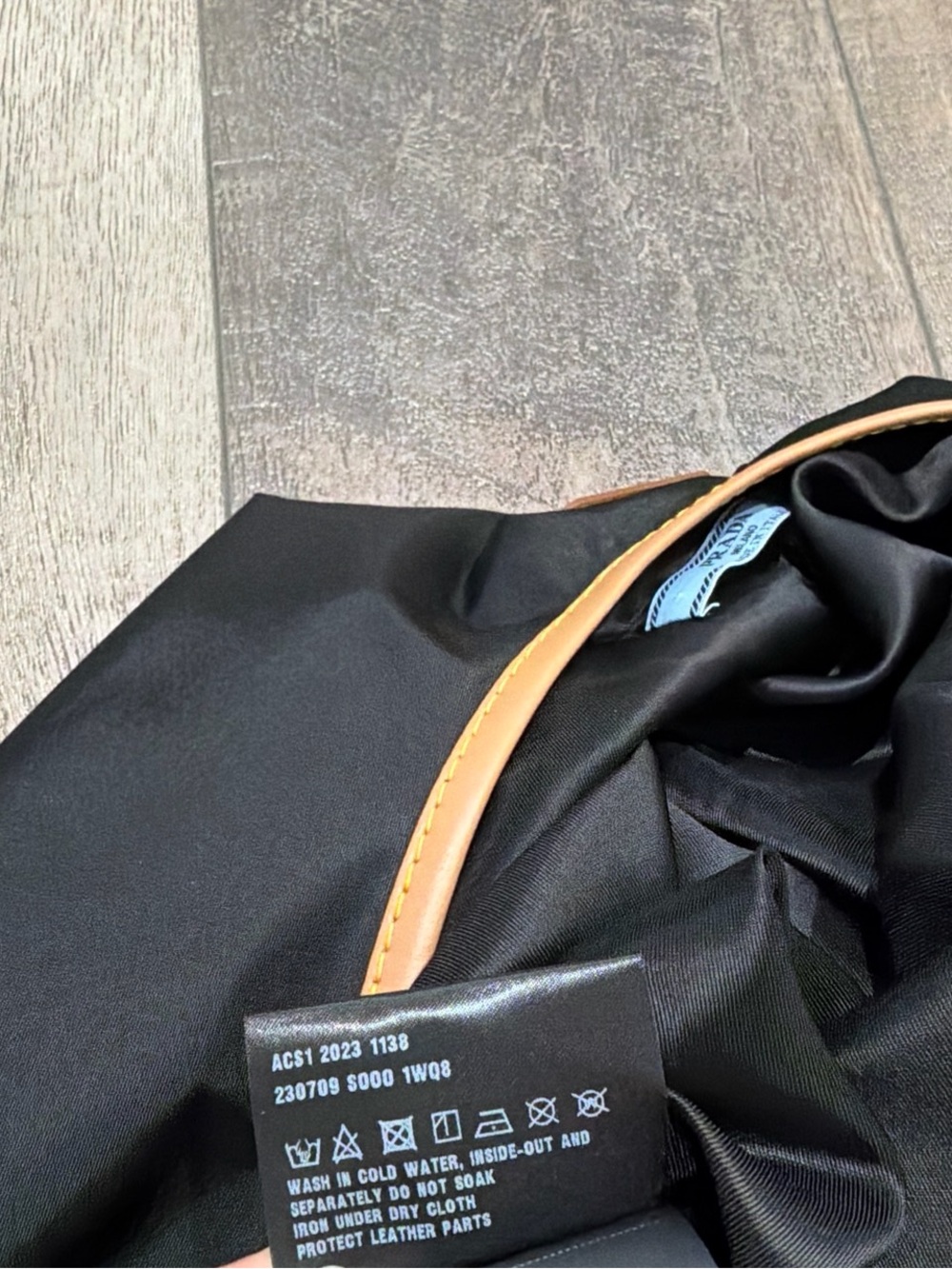 Prada Re-Nylon open back mini dress in black - Picture 11 of 13